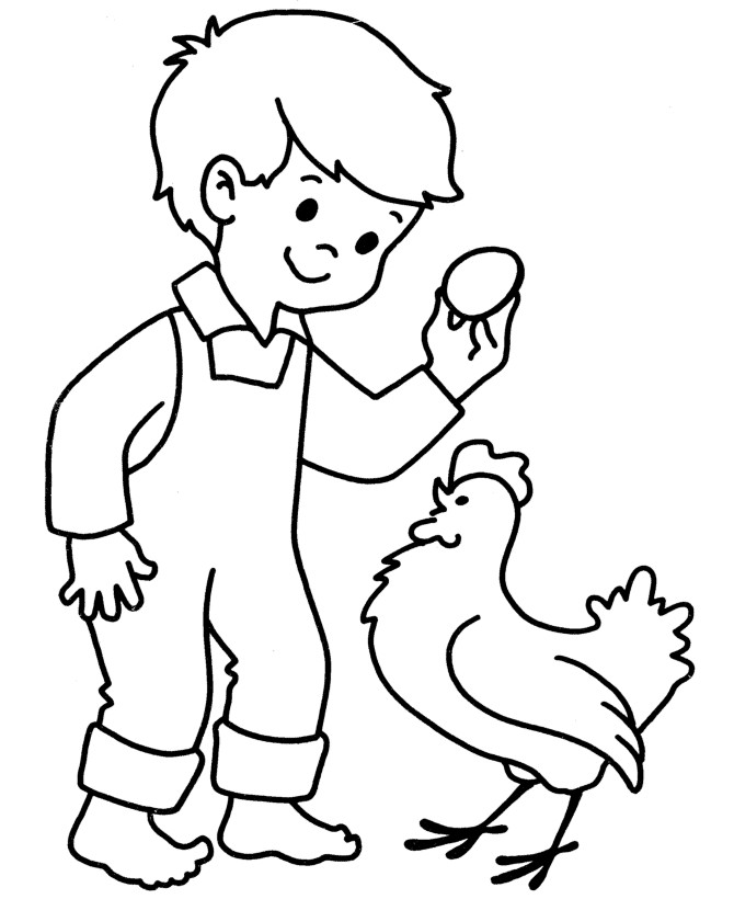 Coloring Pages Of Farmer Boys
 Precious Moments Grandparents Coloring Home