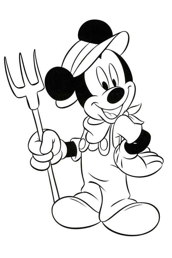 Coloring Pages Of Farmer Boys
 17 best Mickey Mouse Farm images on Pinterest