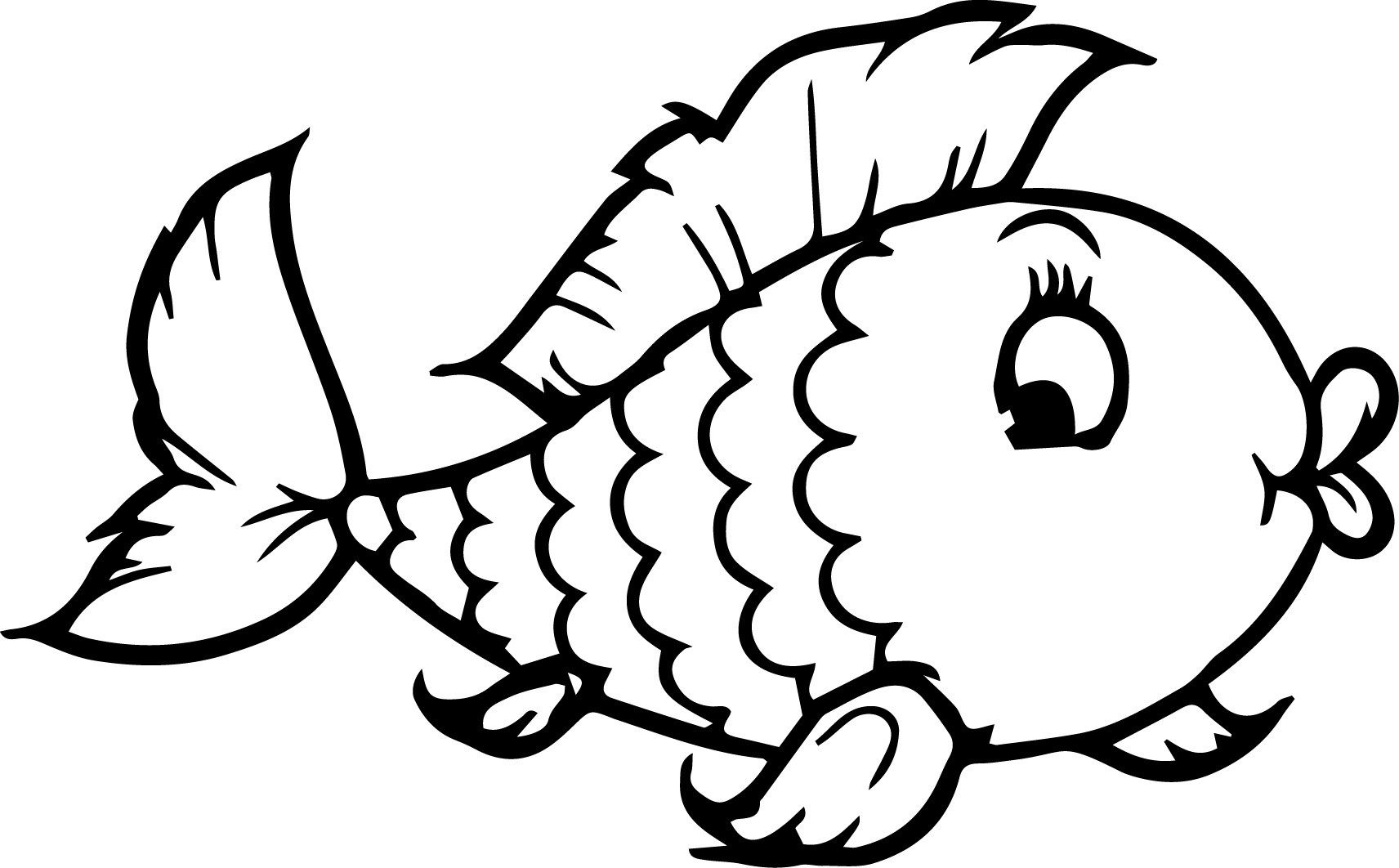 Coloring Pages Of Fish
 Fish Coloring Pages coloringsuite