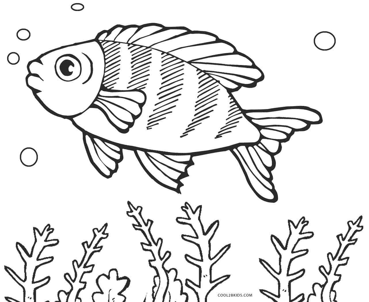 Coloring Pages Of Fish
 Free Printable Fish Coloring Pages For Kids