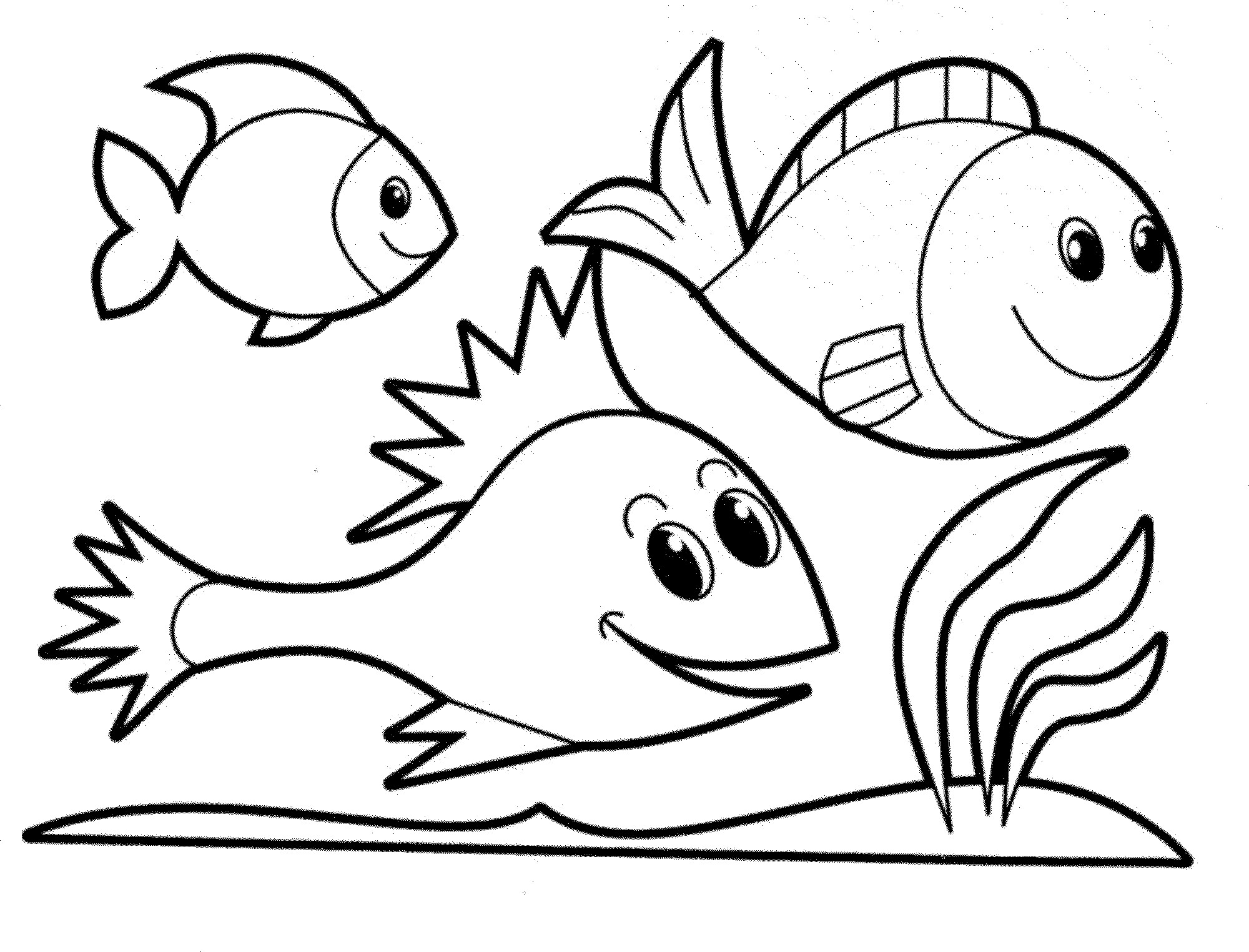 Coloring Pages Of Fish
 Fish Coloring Pages Dr Odd