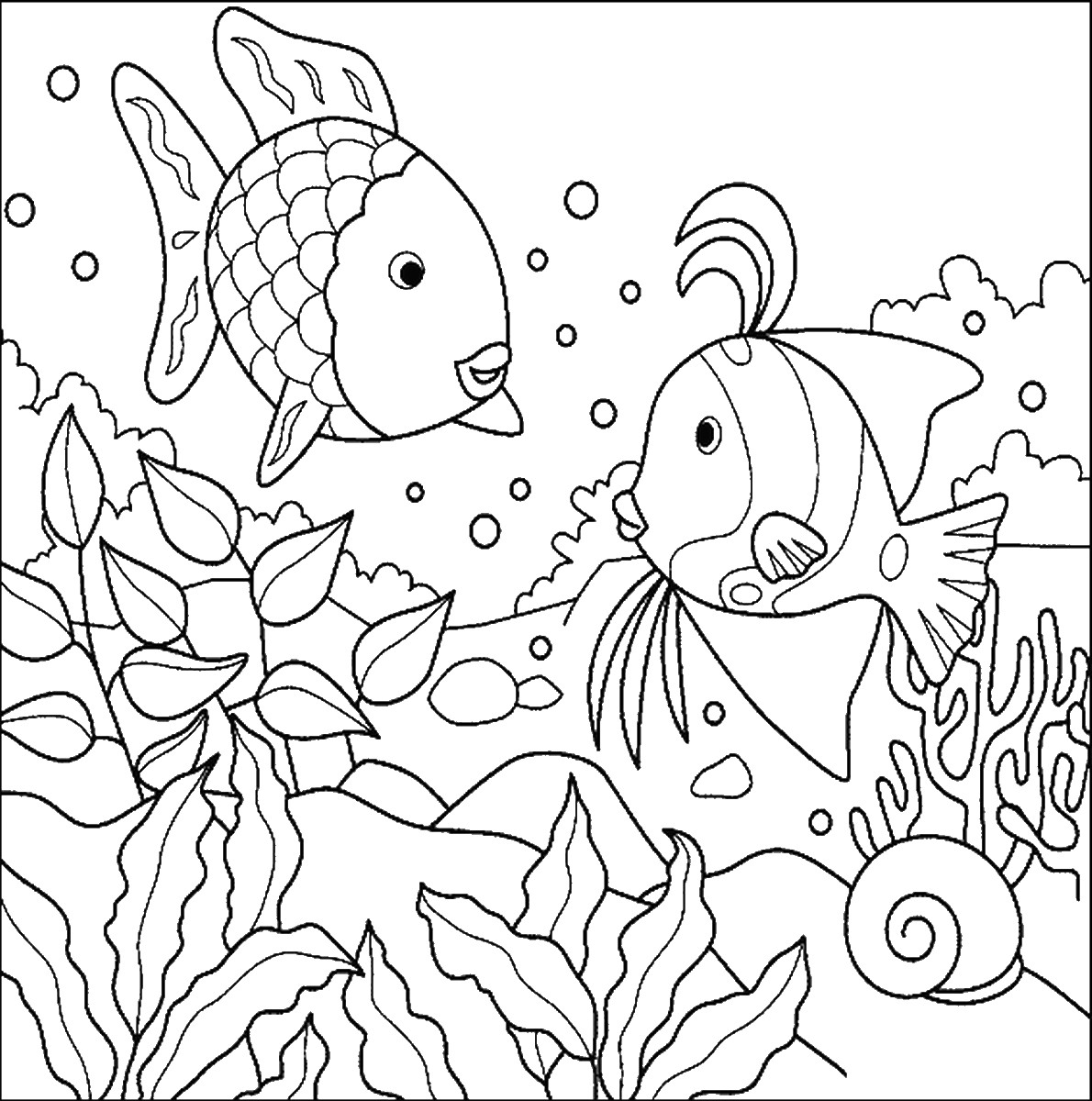 Coloring Pages Of Fish
 Fish Coloring Pages