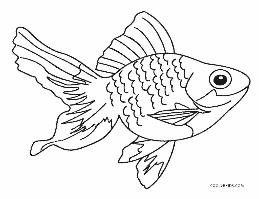 Coloring Pages Of Fish
 Free Printable Fish Coloring Pages For Kids