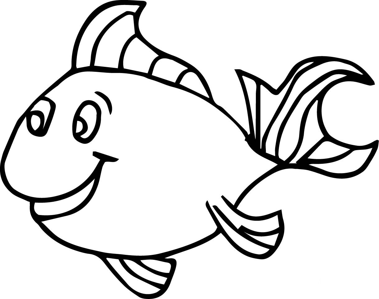 Coloring Pages Of Fish
 Fish Coloring Pages For Kids Preschool and Kindergarten