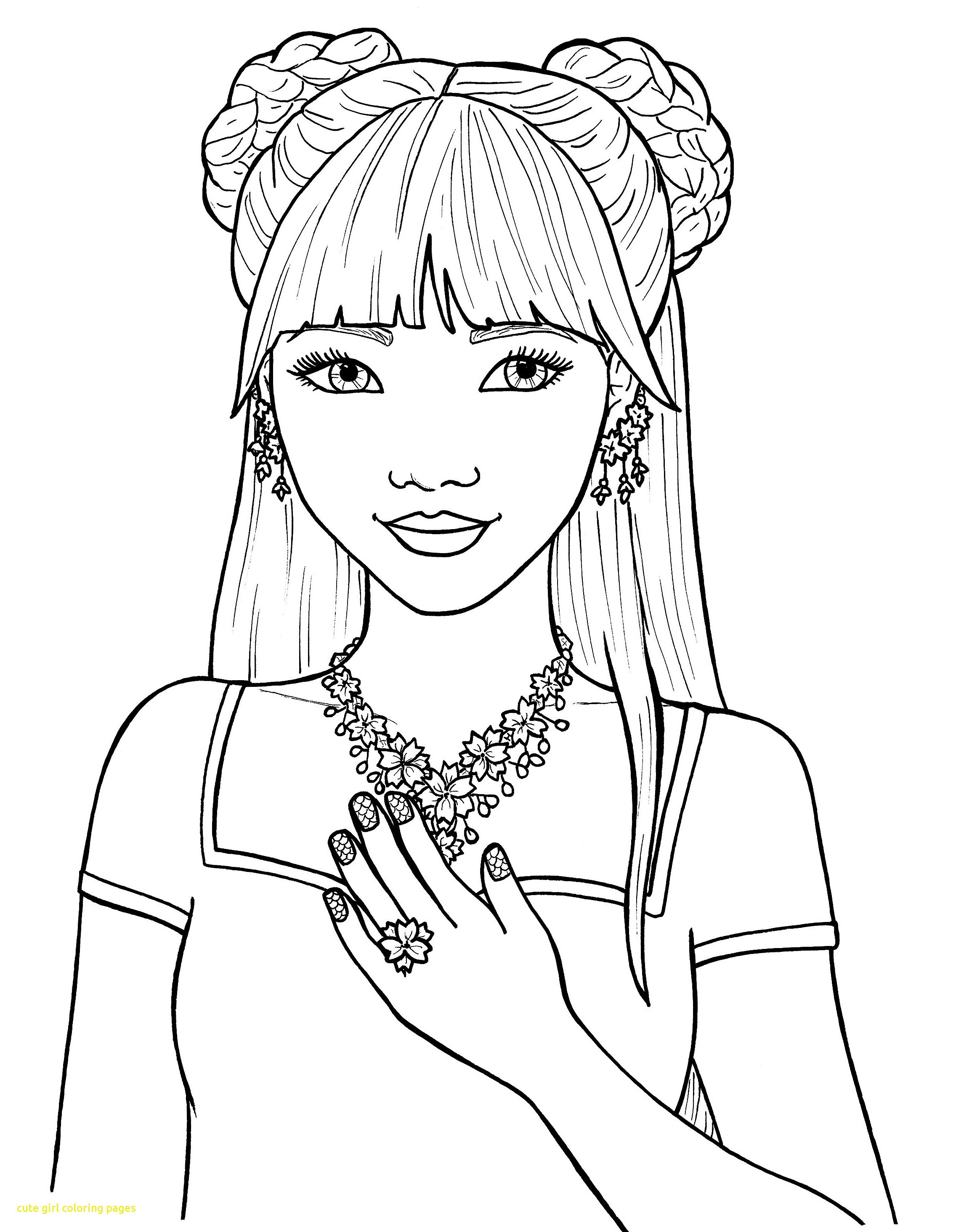 Coloring Pages Of Girl
 Coloring Pages for Girls Best Coloring Pages For Kids