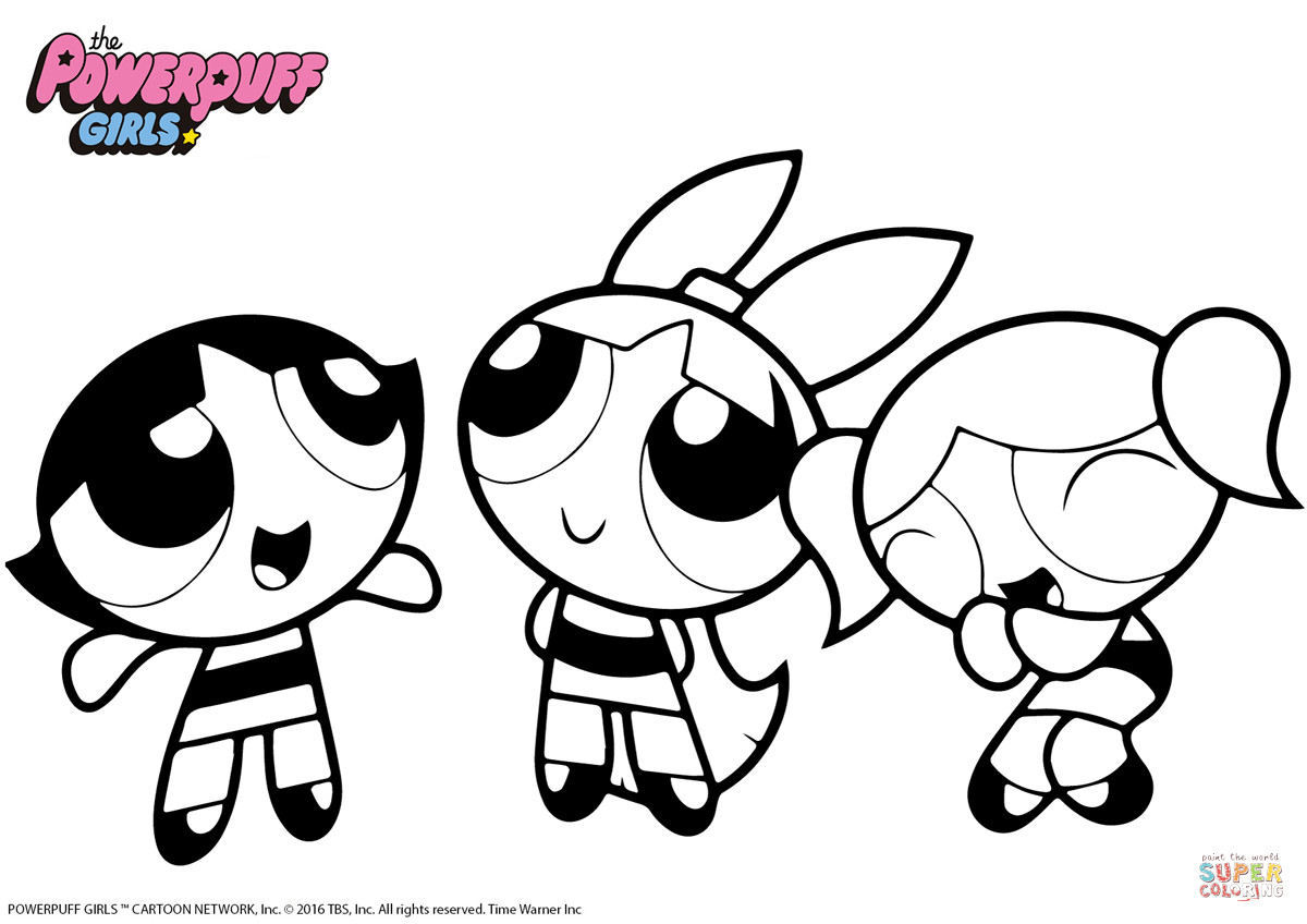Coloring Pages Of Power Puff Girls
 Powerpuff Girls coloring page