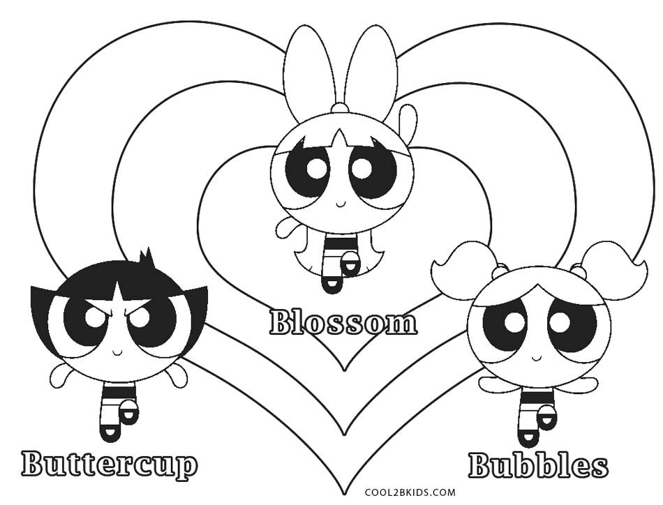 Coloring Pages Of Power Puff Girls
 Free Printable Powerpuff Girls Coloring Pages