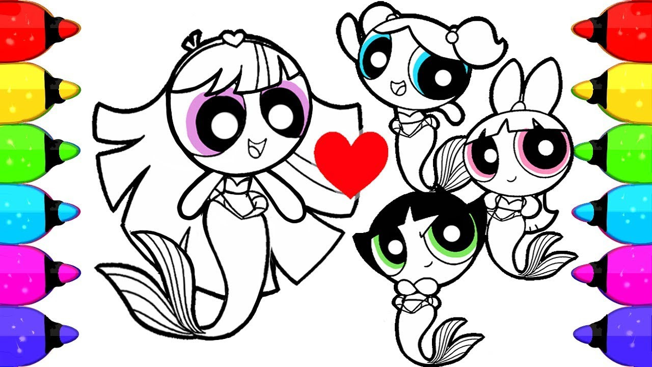 Coloring Pages Of Power Puff Girls
 Powerpuff Girls Coloring Book Pages for Kids