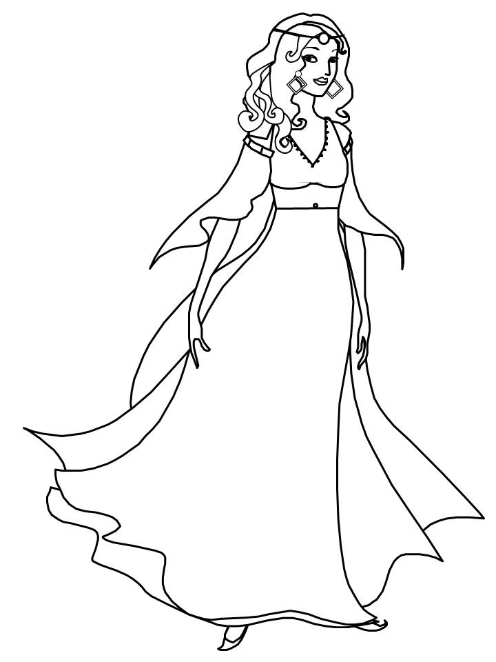 Coloring Pages Of Pretty Girls
 Cool Coloring Pages For Girls Coloring Home