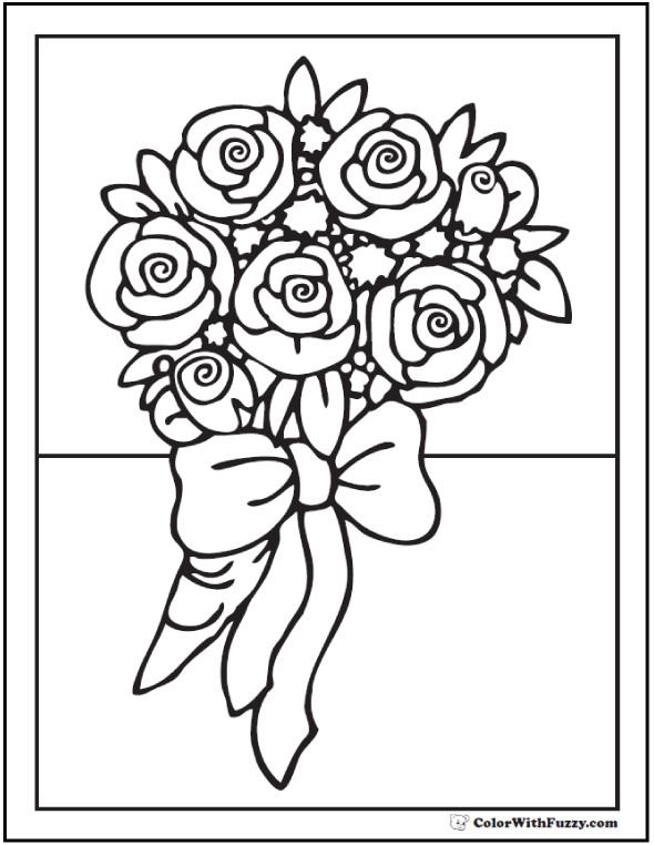 Coloring Pages Of Roses For Boys
 73 Rose Coloring Pages Customize PDF Printables