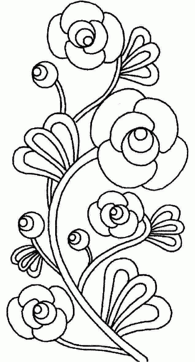 Coloring Pages Of Roses For Boys
 Rose Flowers Coloring Sheets Printable For Boys & Girls