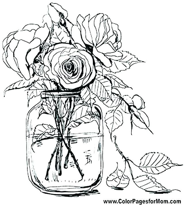 Coloring Pages Of Roses For Boys
 Magnolia Coloring Page at GetColorings