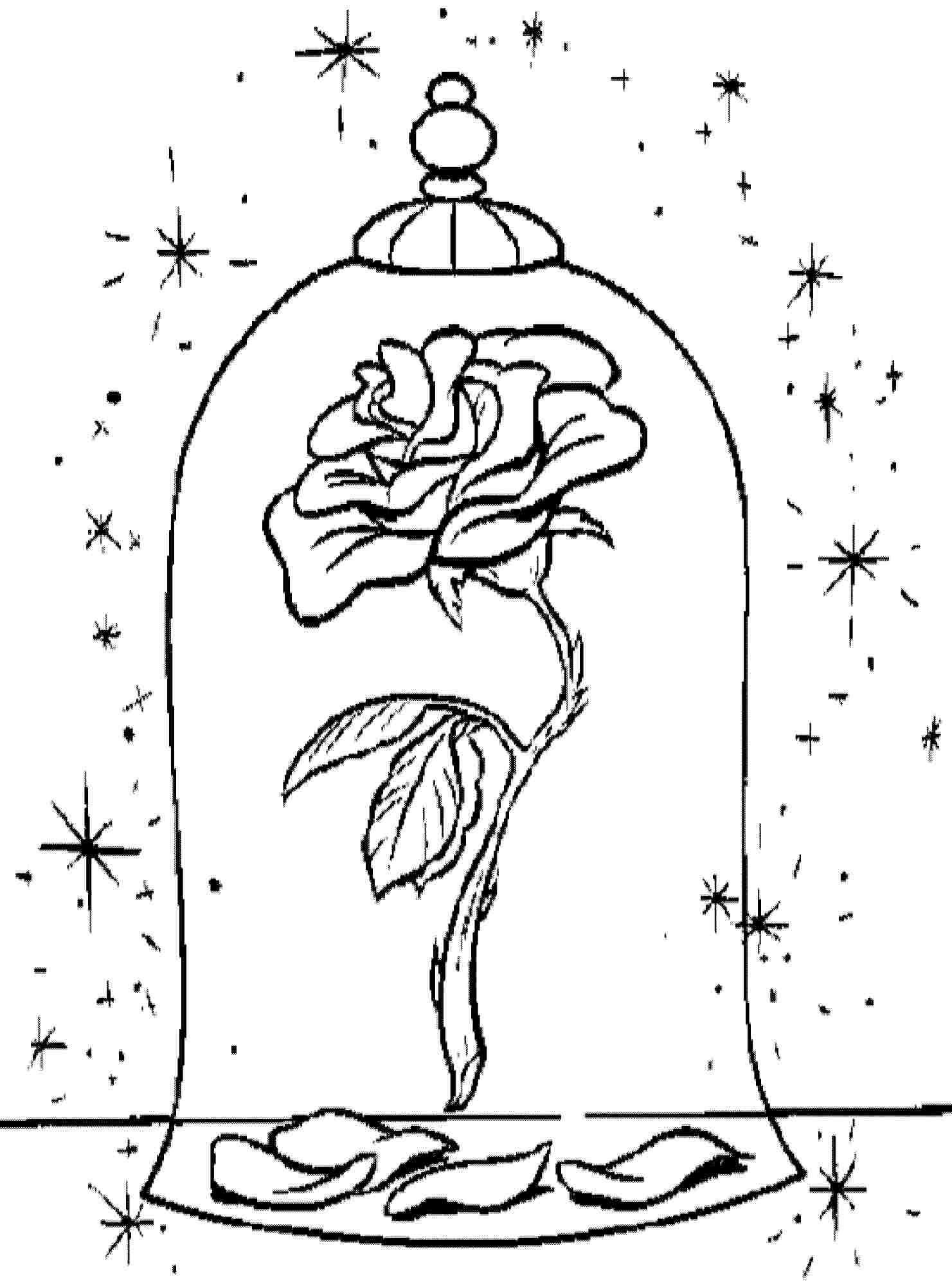 Coloring Pages Of Roses For Boys
 free printable coloring pages disney princess the beast