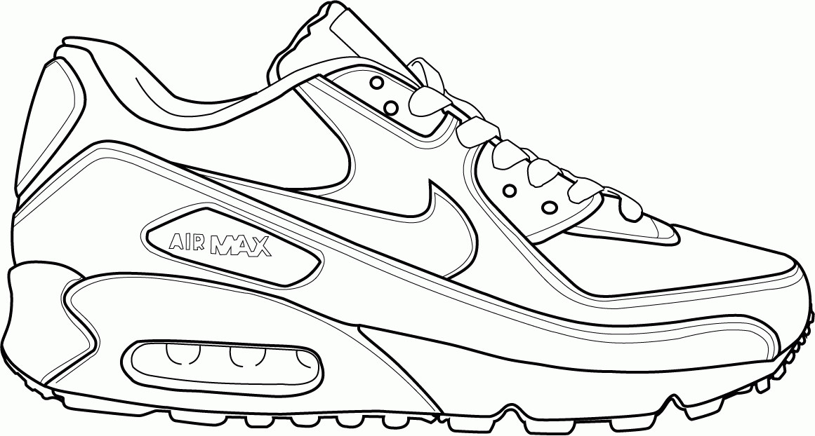 Coloring Pages Of Shoes
 Jordan Shoe Coloring Pages Coloring Home