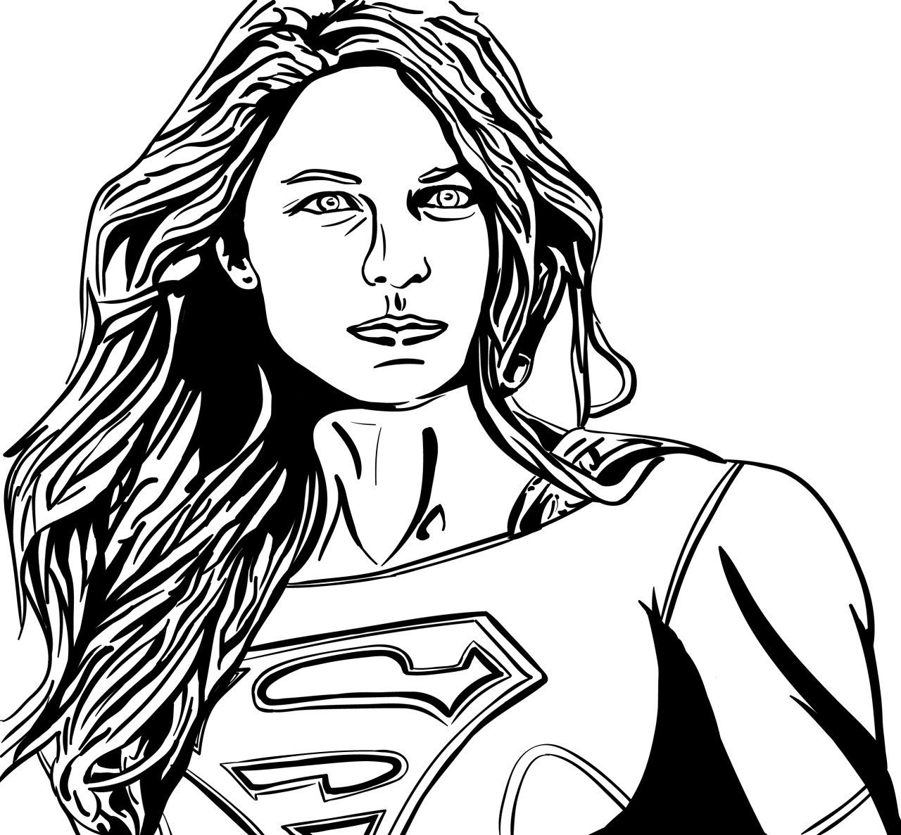 Coloring Pages Of Supergirl
 Supergirl Coloring Pages Best Coloring Pages For Kids