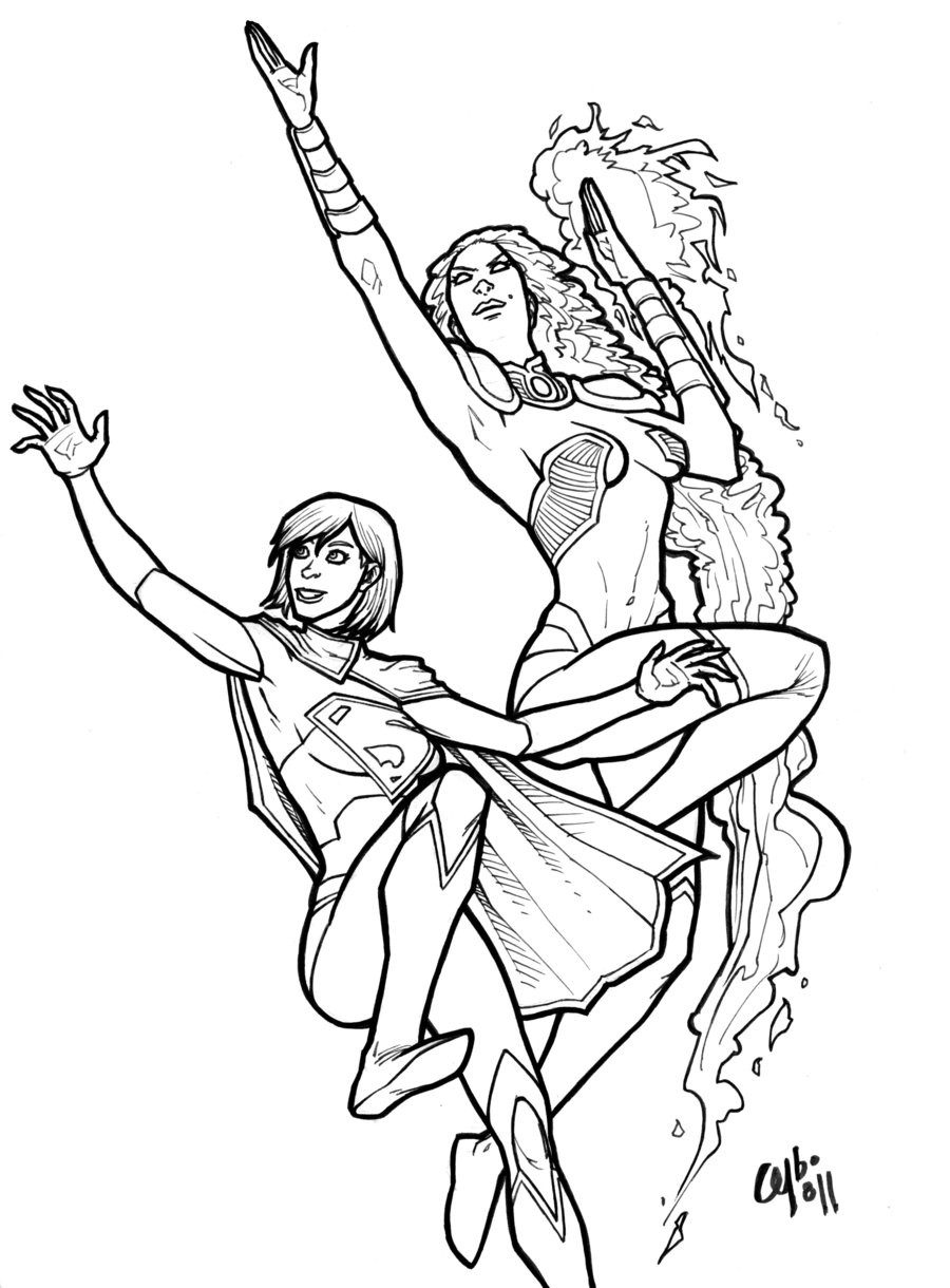 Coloring Pages Of Supergirl
 Supergirl Coloring Pages Coloring Home