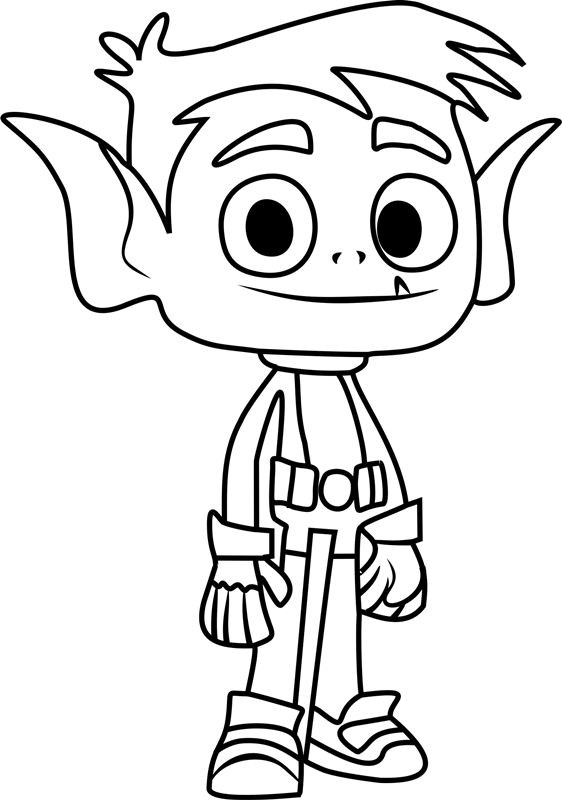 Coloring Pages Of Teen Cute Boys
 Teen Titans Coloring Pages