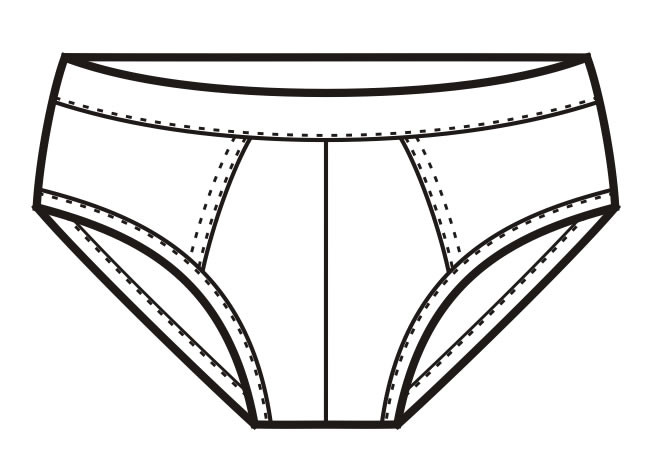 Coloring Pages Of Underware For Toddlers
 Underwear clipart black and white 8 Clipart Station