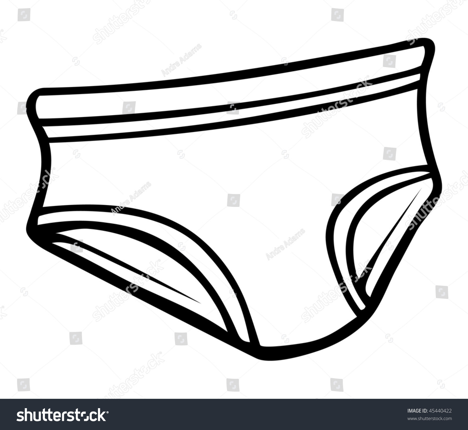 Coloring Pages Of Underware For Toddlers
 Cartoon Vector Outline Illustration Underwear
