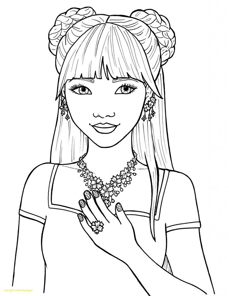 Coloring Pages Teen Girls With Phone
 Coloring Pages for Girls Best Coloring Pages For Kids