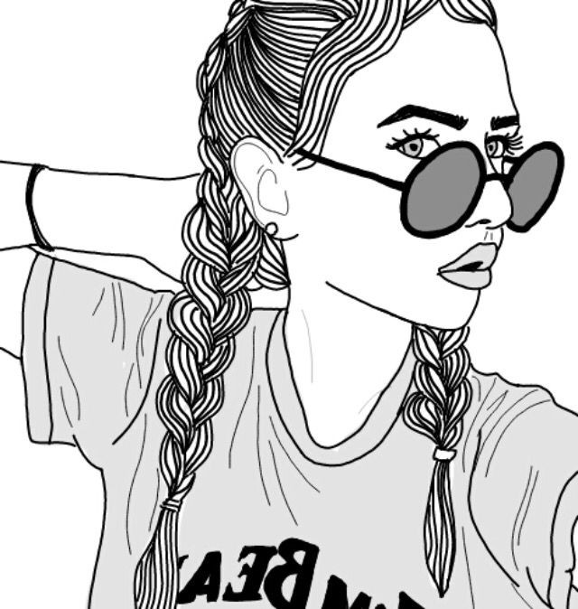 Coloring Pages Teen Girls With Phone
 Coloring Pages Tumblr