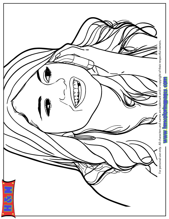 Coloring Pages Teen Girls With Phone
 Coloring Pages Selena Gomez Coloring Home