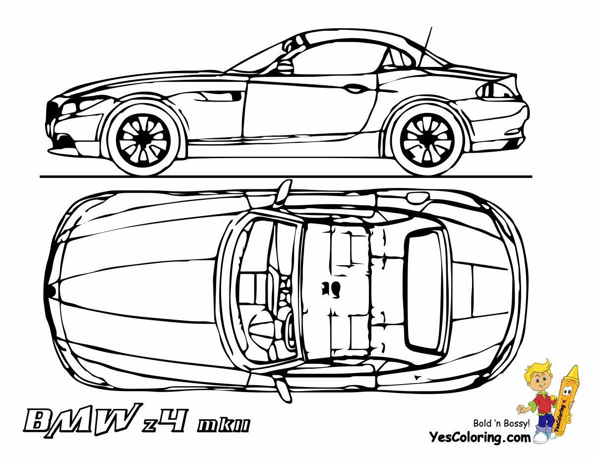 Coloring Sheets For Boys Cars
 Ice Cool Car Coloring Pages Cars Dodge Free
