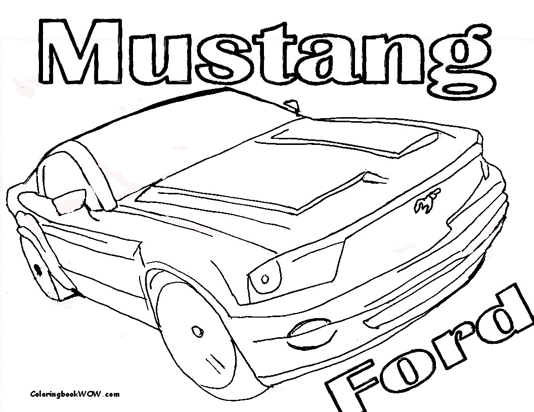 Coloring Sheets For Boys Cars
 Car Automobile World Pics of Mustang Cars