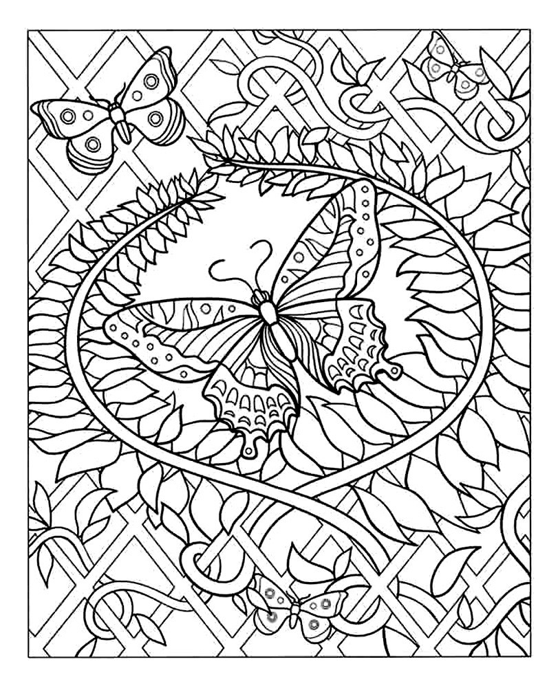 Coloring Sheets For Boys Challening
 Free Difficult Coloring Pages For Adults