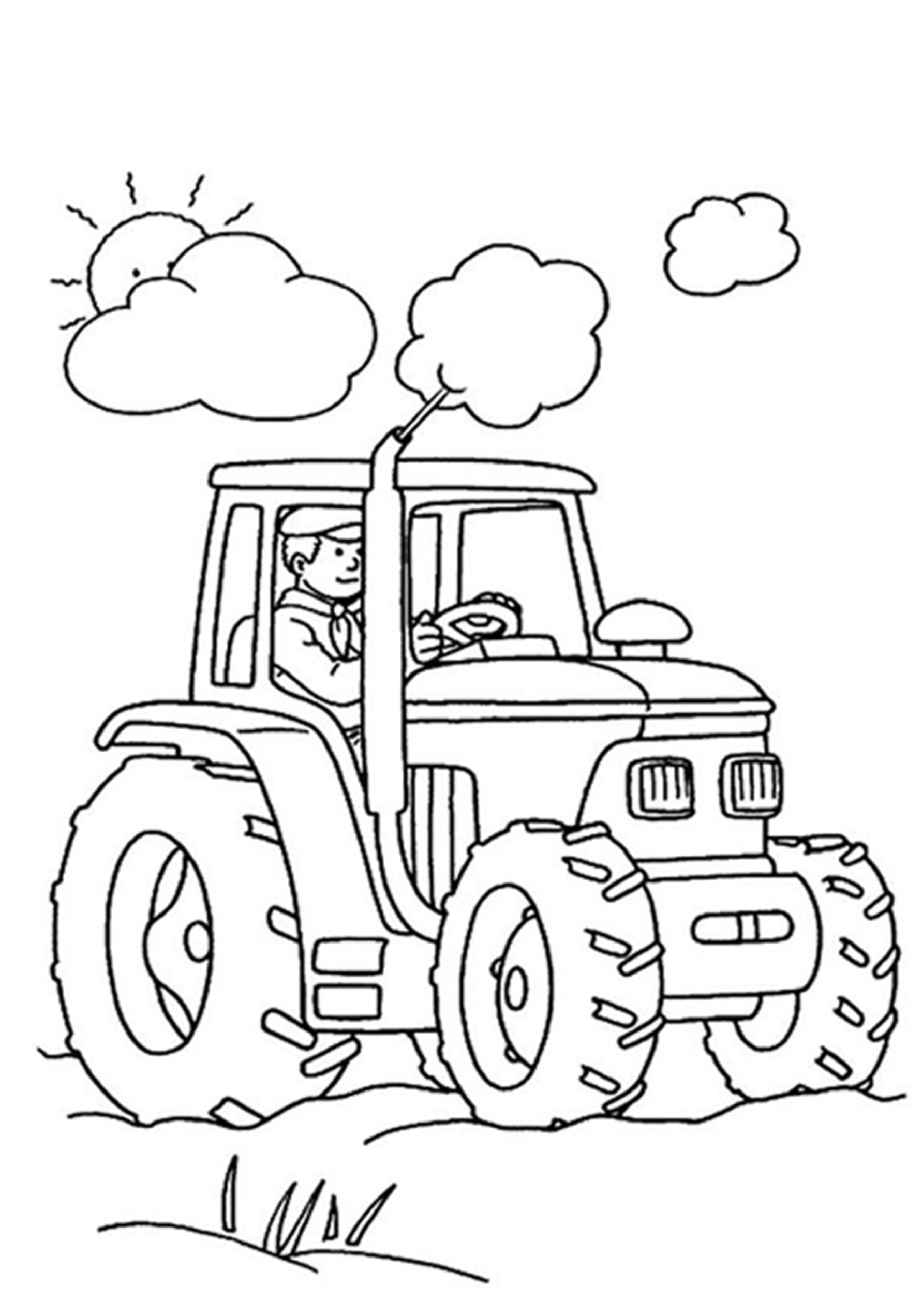 Coloring Sheets For Boys Online
 Top 25 Free Printable Tractor Coloring Pages line