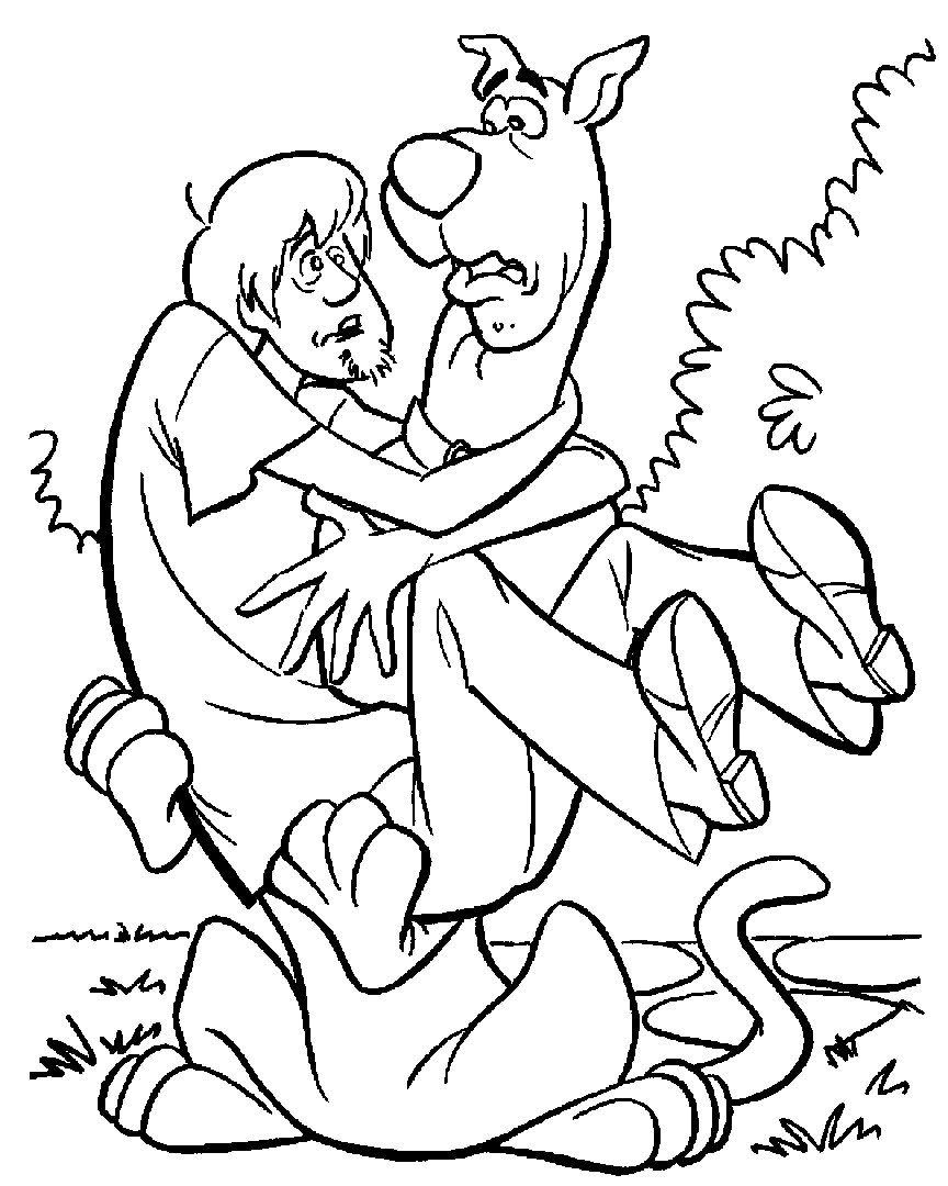 Coloring Sheets For Boys Scooby Doo
 Free Printable Scooby Doo Coloring Pages For Kids