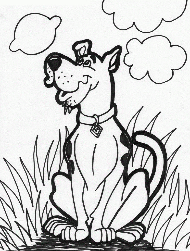 Coloring Sheets For Boys Scooby Doo
 Free Printable Scooby Doo Coloring Pages For Kids