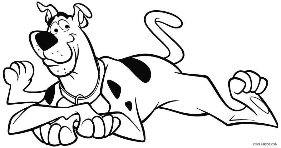 Coloring Sheets For Boys Scooby Doo
 Printable Scooby Doo Coloring Pages For Kids