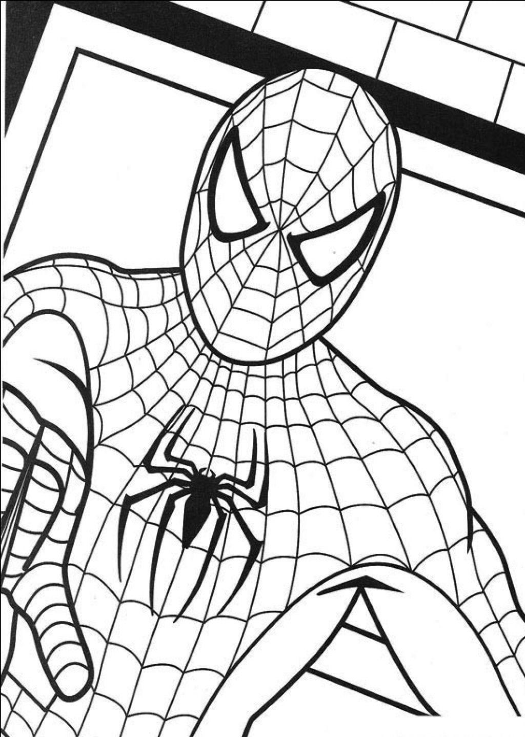 Coloring Sheets For Boys Spiderman
 Free Printable Spiderman Coloring Pages For Kids