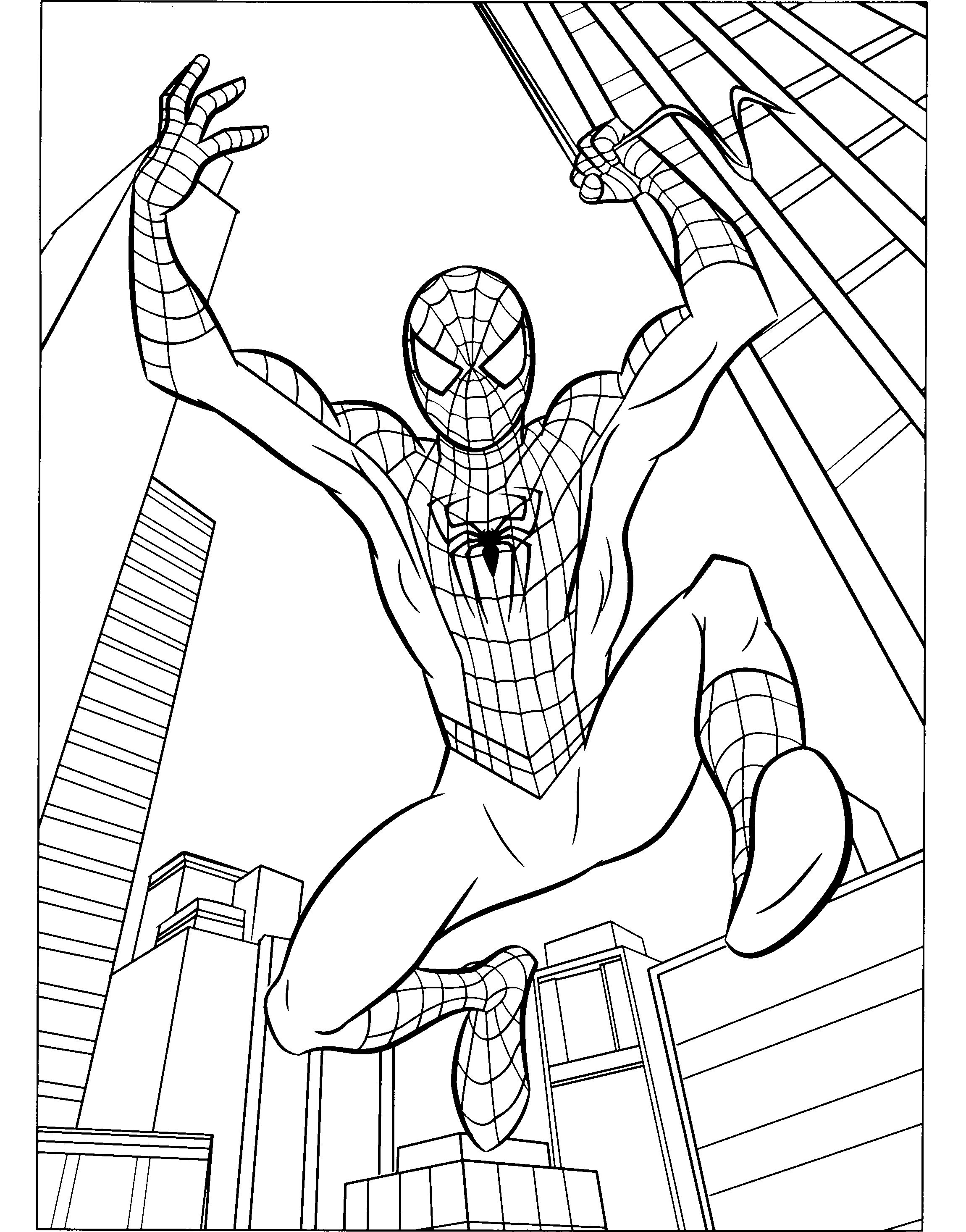 Coloring Sheets For Boys Spiderman
 Spiderman Coloring Pages Dr Odd