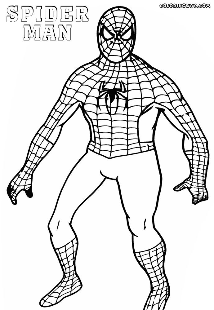 Coloring Sheets For Boys Spiderman
 Spider Man coloring pages