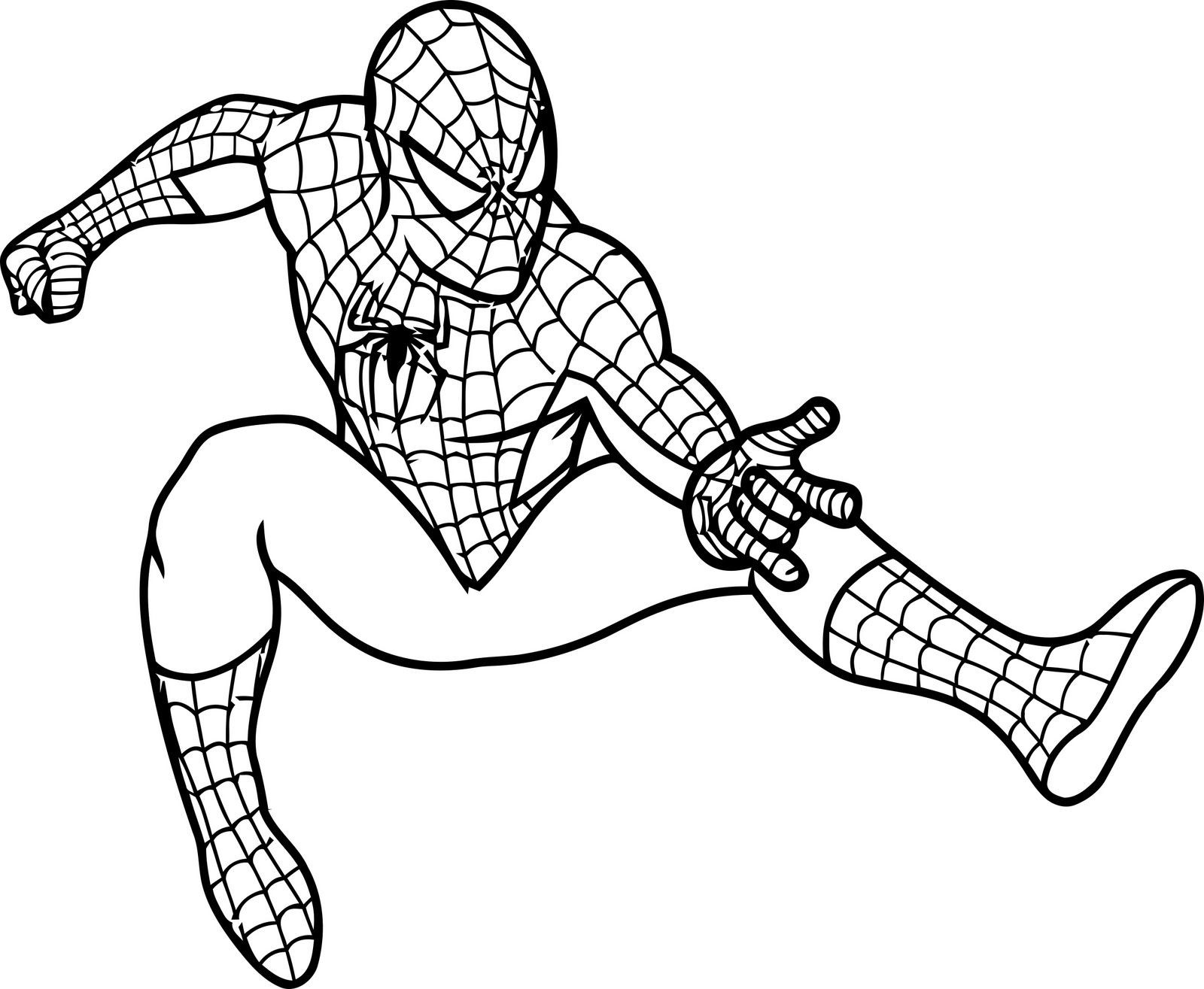 Coloring Sheets For Boys Spiderman
 Free Printable Spiderman Coloring Pages For Kids