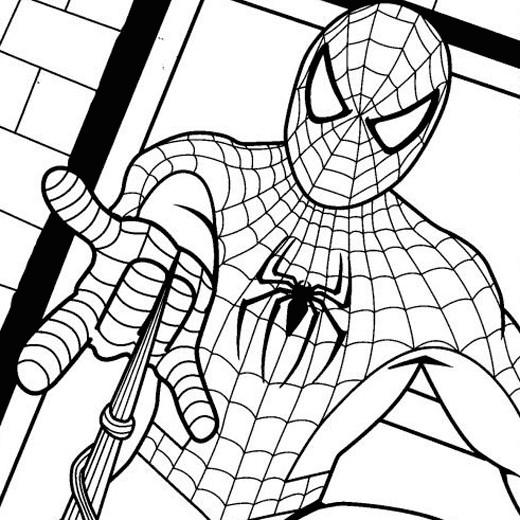 Coloring Sheets For Boys Spiderman
 Interactive Magazine Coloring pictures of spiderman