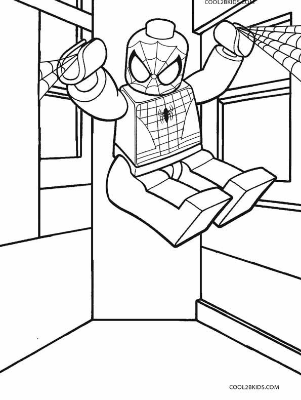 Coloring Sheets For Boys Spiderman
 Printable Spiderman Coloring Pages For Kids