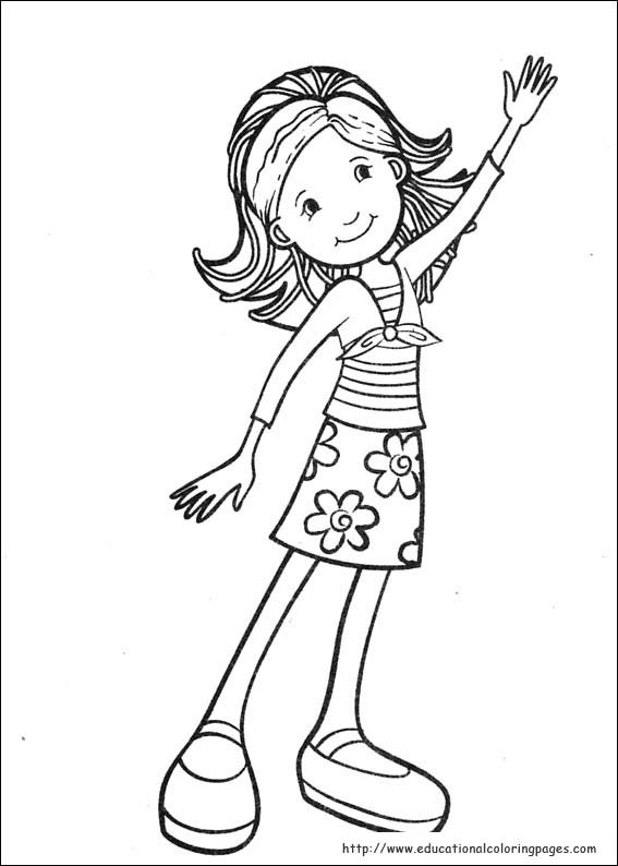 Coloring Sheets For Girls
 Groovy Girls Coloring Pages free For Kids