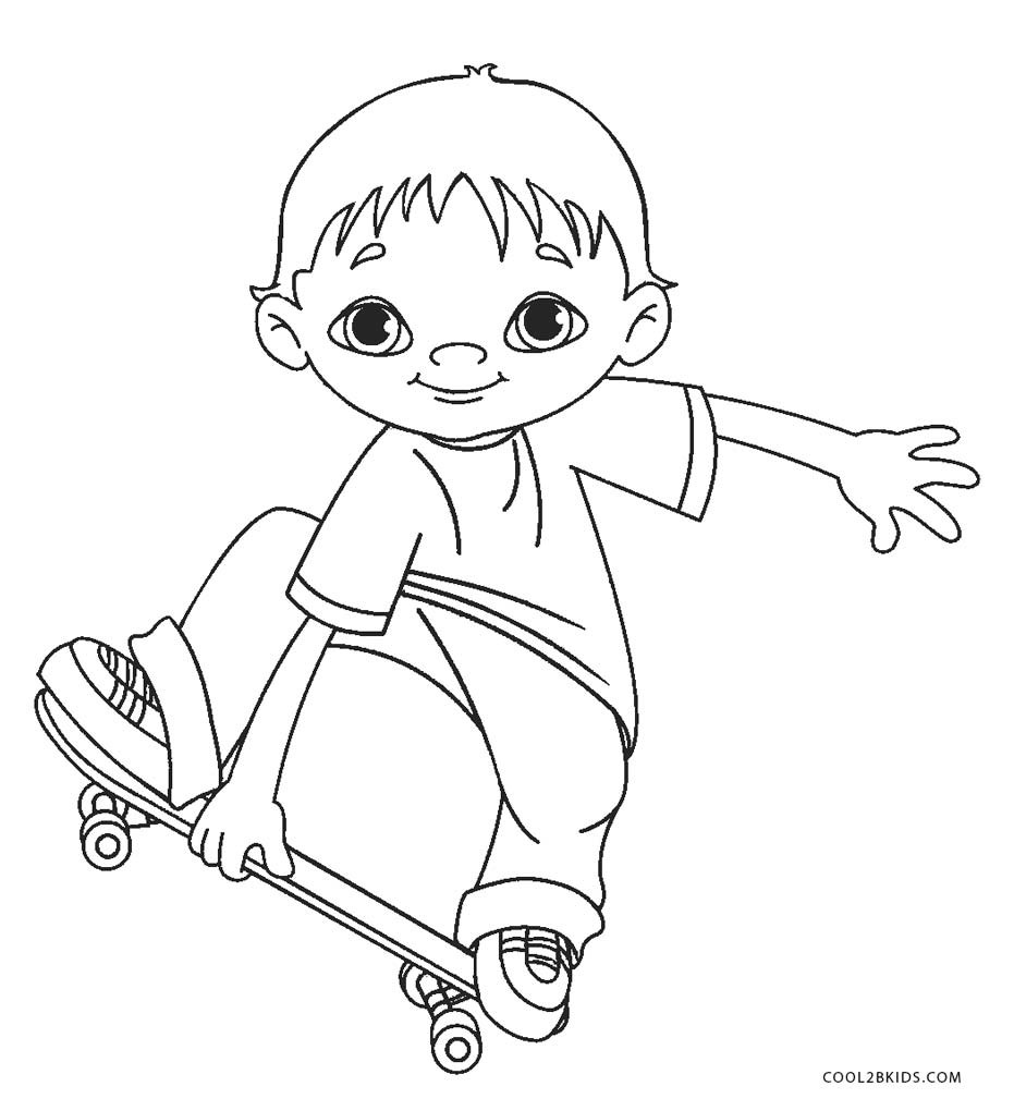 Coloring Sheets For The Boys
 Free Printable Boy Coloring Pages For Kids