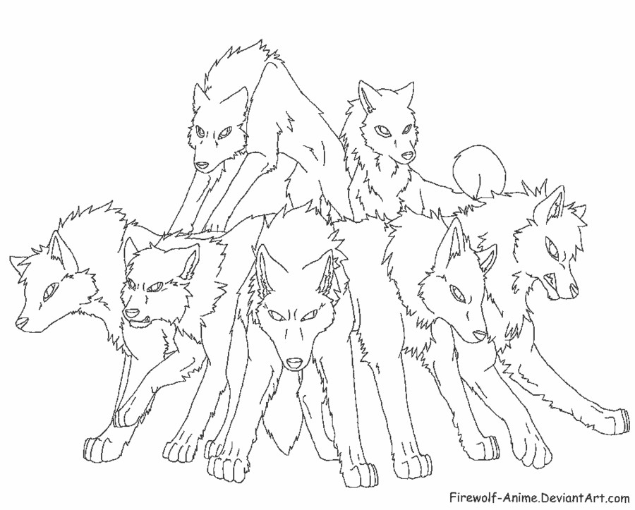 Coloring Sheets Wolves Boys
 Anime Wolf Coloring Pages Coloring Home