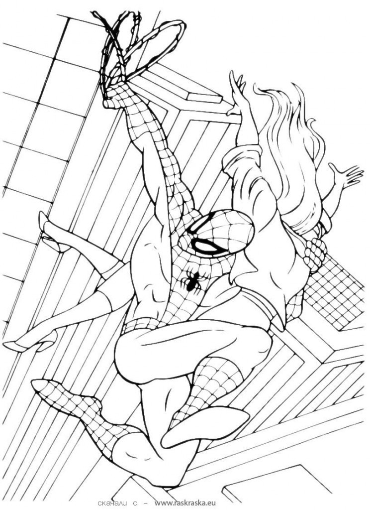 Comic Book Coloring
 Free Printable Spiderman Coloring Pages For Kids