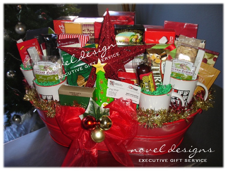 Company Christmas Party Gift Ideas
 25 unique Corporate t baskets ideas on Pinterest