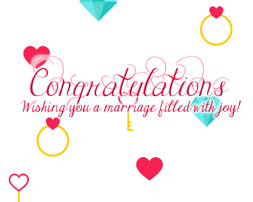 Congratulation On Your Marriage Quotes
 Wedding Congratulations Gifs Wishes and Messages