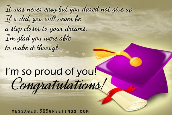 Congratulation Quotes For Graduation
 Graduation Messages 365greetings