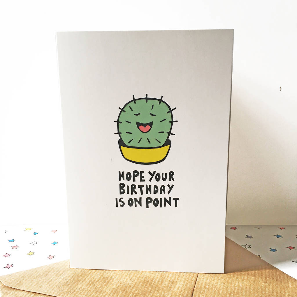 Cool Birthday Card
 cactus birthday card cool birthday card by ladykerry