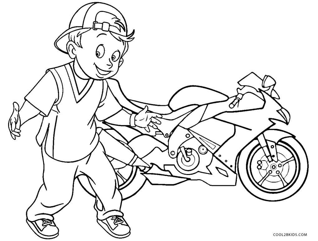 Cool Coloring Sheet For Boys
 Free Printable Boy Coloring Pages For Kids