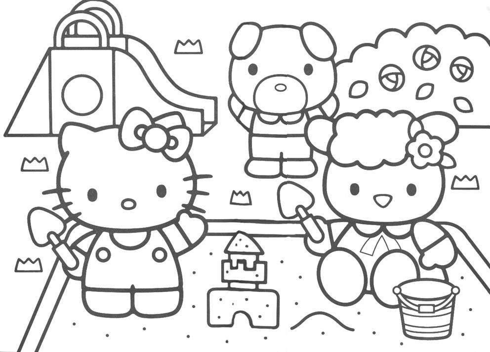Cool Coloring Sheets Printable For Boys
 Hello Kitty Cool Coloring Pages