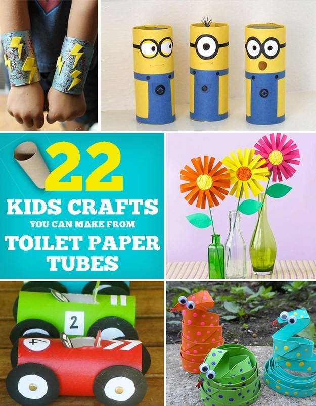 Cool Crafts For Kids
 22 Cool Kids Crafts You Can Make From Toilet Paper Tubes